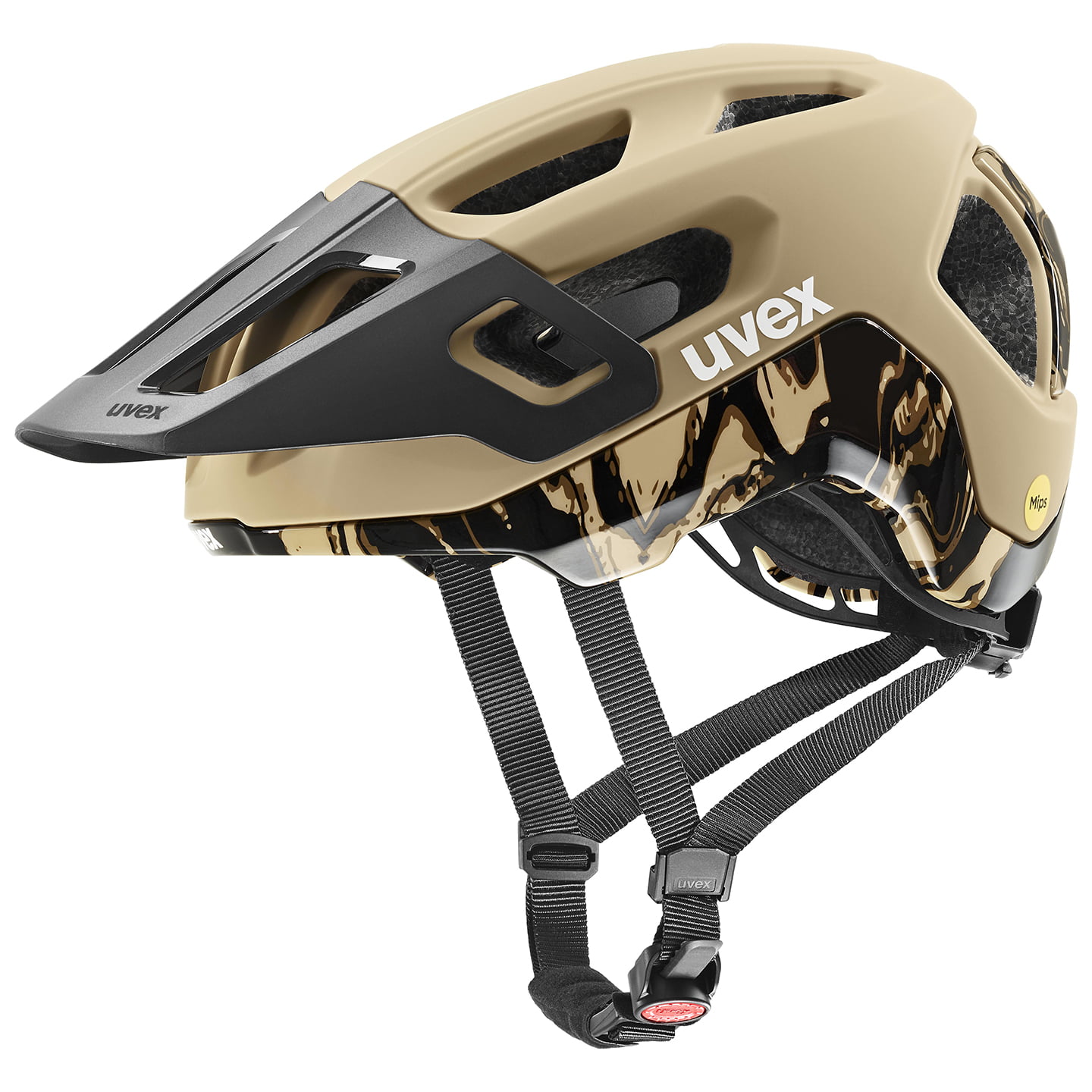UVEX React Mips 2025 MTB-Helm, Unisex (dames / heren), Maat L, Fietshelm,