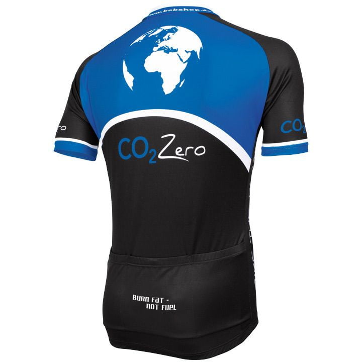Short sleeve jersey CO2 Zero black/blue