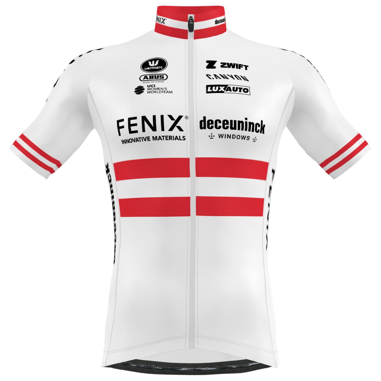 FENIX-DECEUNINCK fietsshirt met korte mouwen Oostenrijkse kampioen 2024