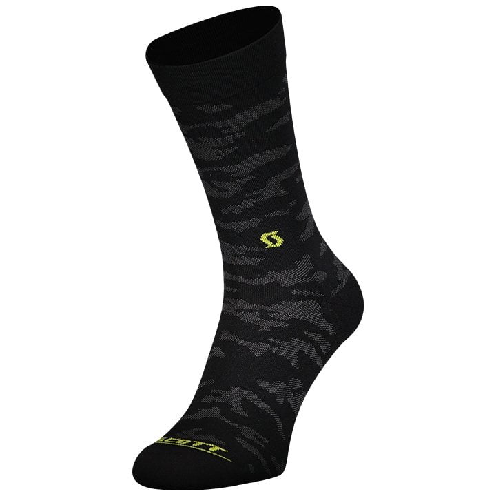 Trail Camo Crew Cycling Socks Cycling Socks, for men, size S, MTB socks, Cycling clothes