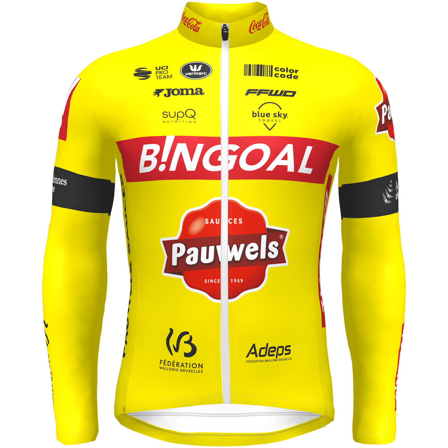 BINGOAL PAUWELS SAUCES WB 2022 Long Sleeve Jersey, for men, size XL, Bike Jersey, Cycle gear