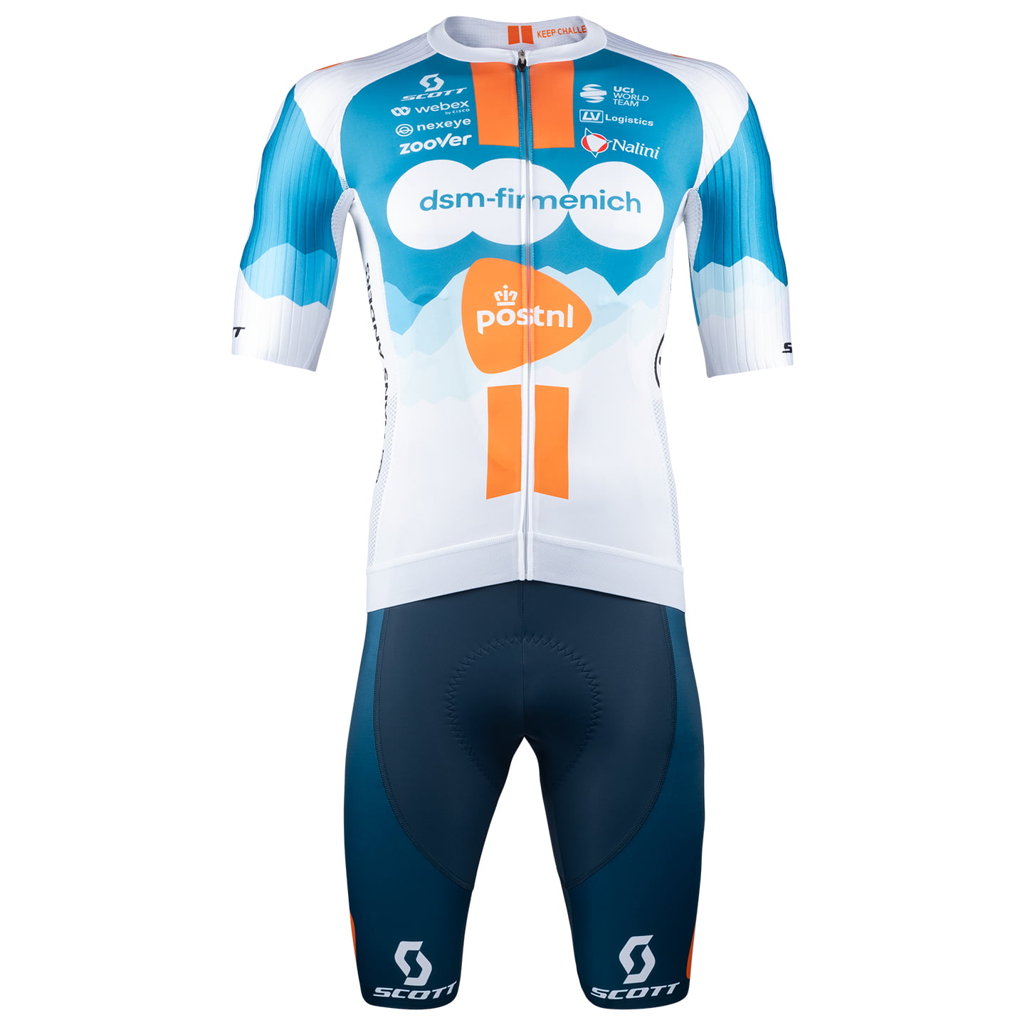 DSM-Firmenich PostNL Race 2024 Set (cycling jersey + cycling shorts) Set (2 pieces), for men, Cycling clothing