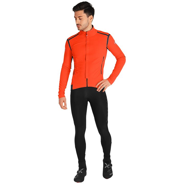 CASTELLI Perfetto RoS Convertible Set (winter fietsjack + lange koersbroek) set