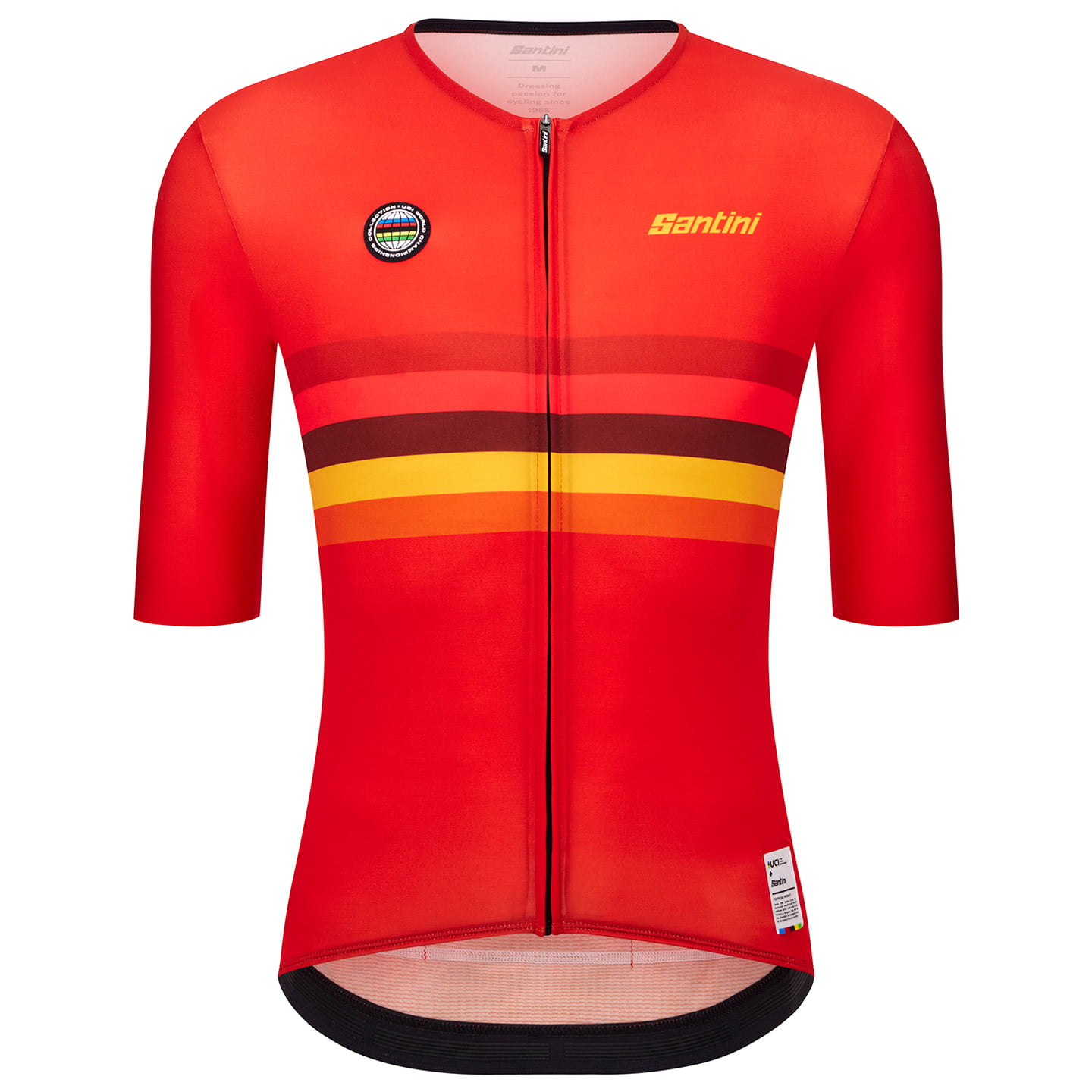 UCI NATIONS LINE Spanje 2025 fietsshirt met korte mouwen, voor heren, Maat 2XL,