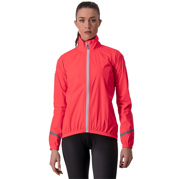 CASTELLI Emergency 2 Women’s Waterproof Jacket Women’s Waterproof Jacket, size XL, Cycling coat, Rainwear