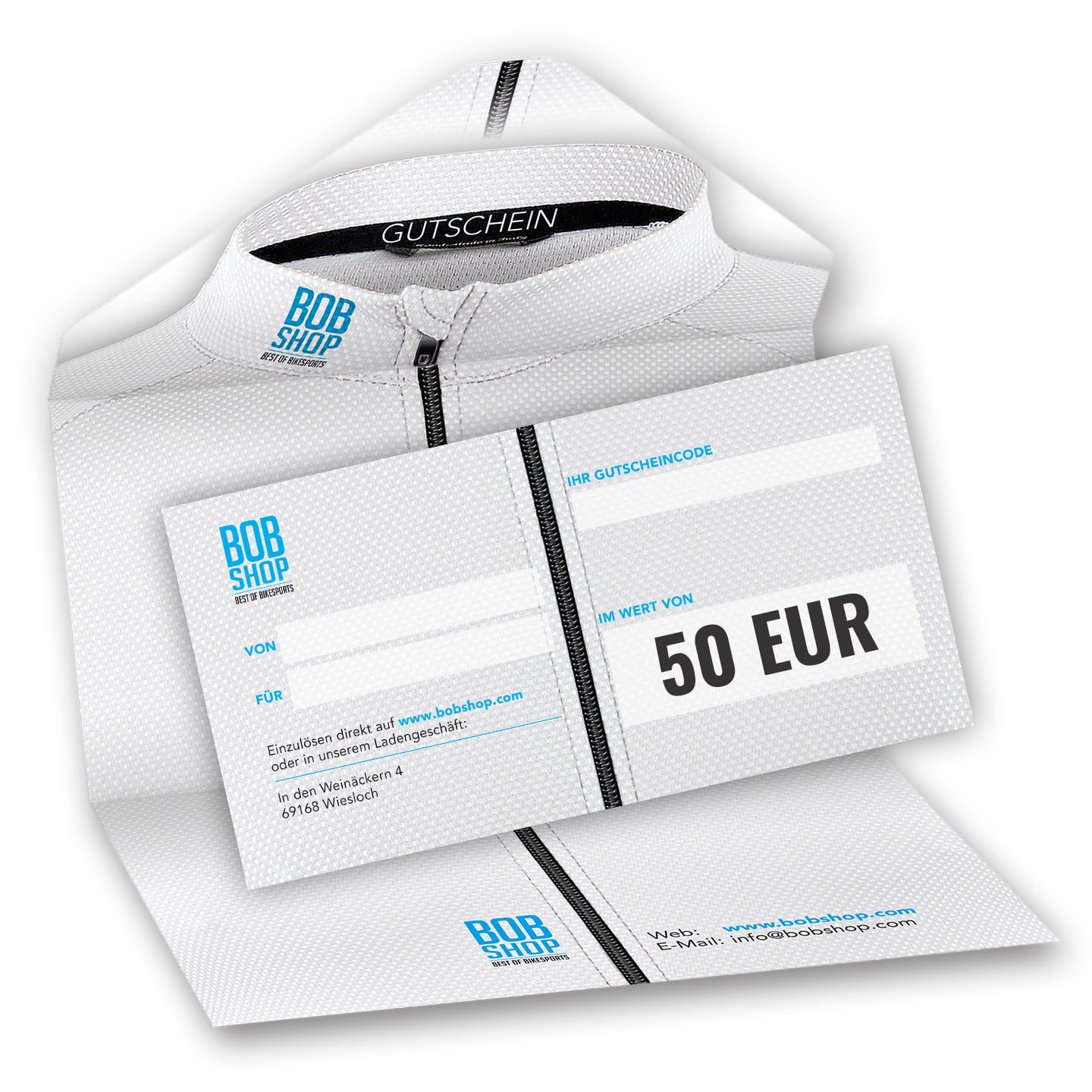 Bobshop gift voucher 50 EUR