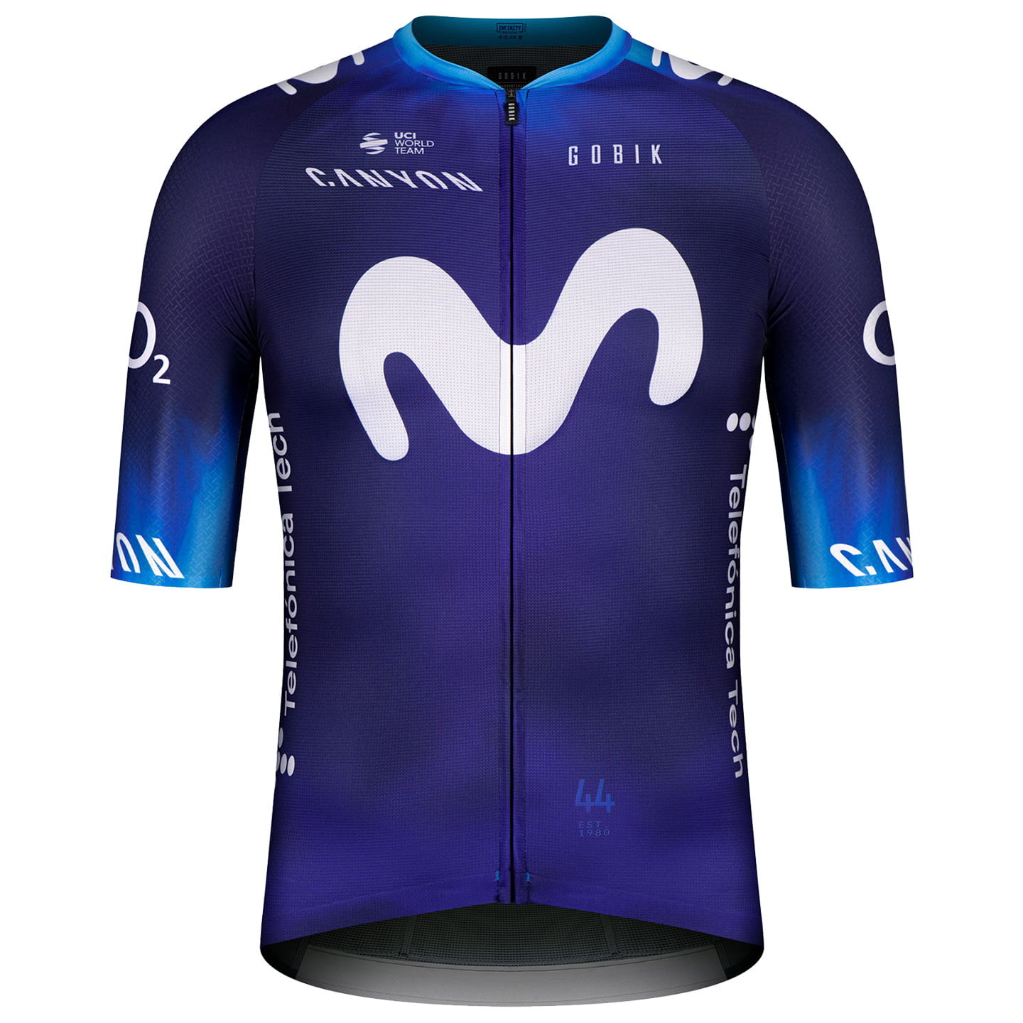MOVISTAR TEAM Race 2023 Short Sleeve Jersey, for men, size S, Cycling jersey, Cycling clothing