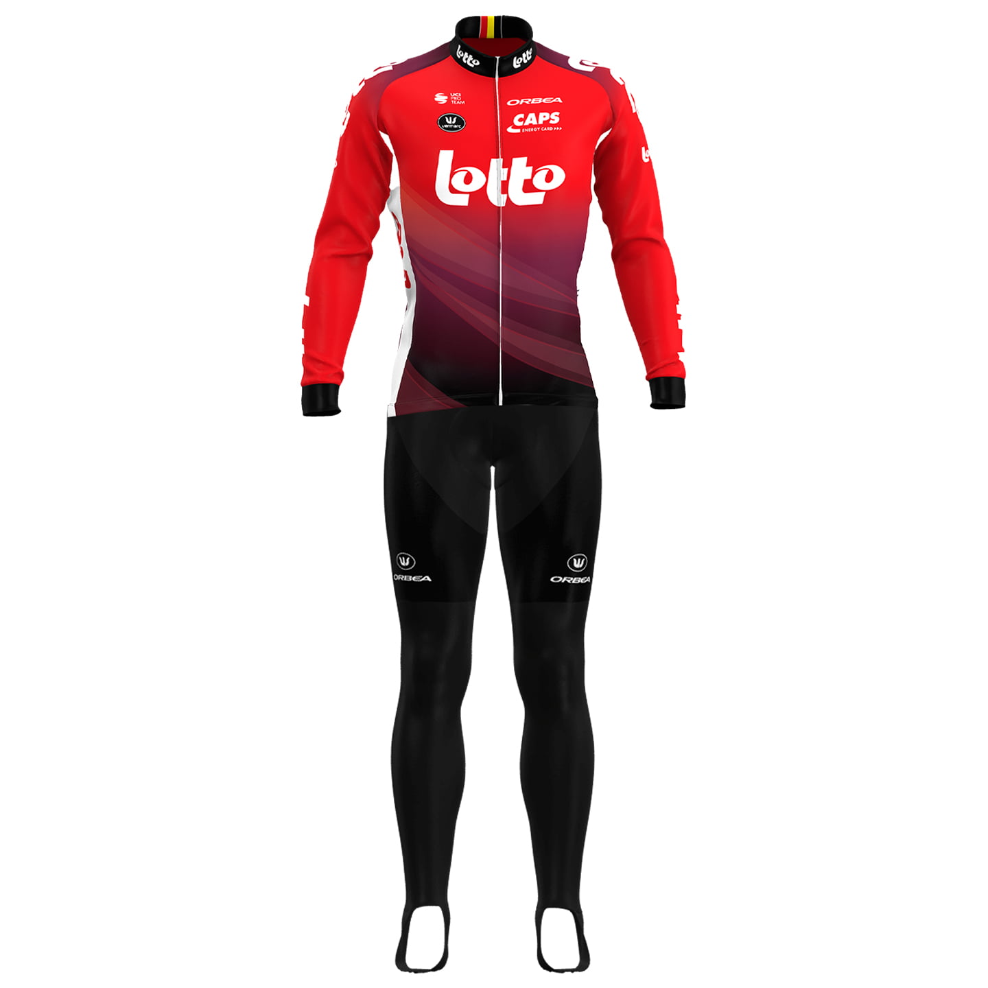 LOTTO 2025 Set (winter fietsjack + lange koersbroek) set (2 artikelen), voor