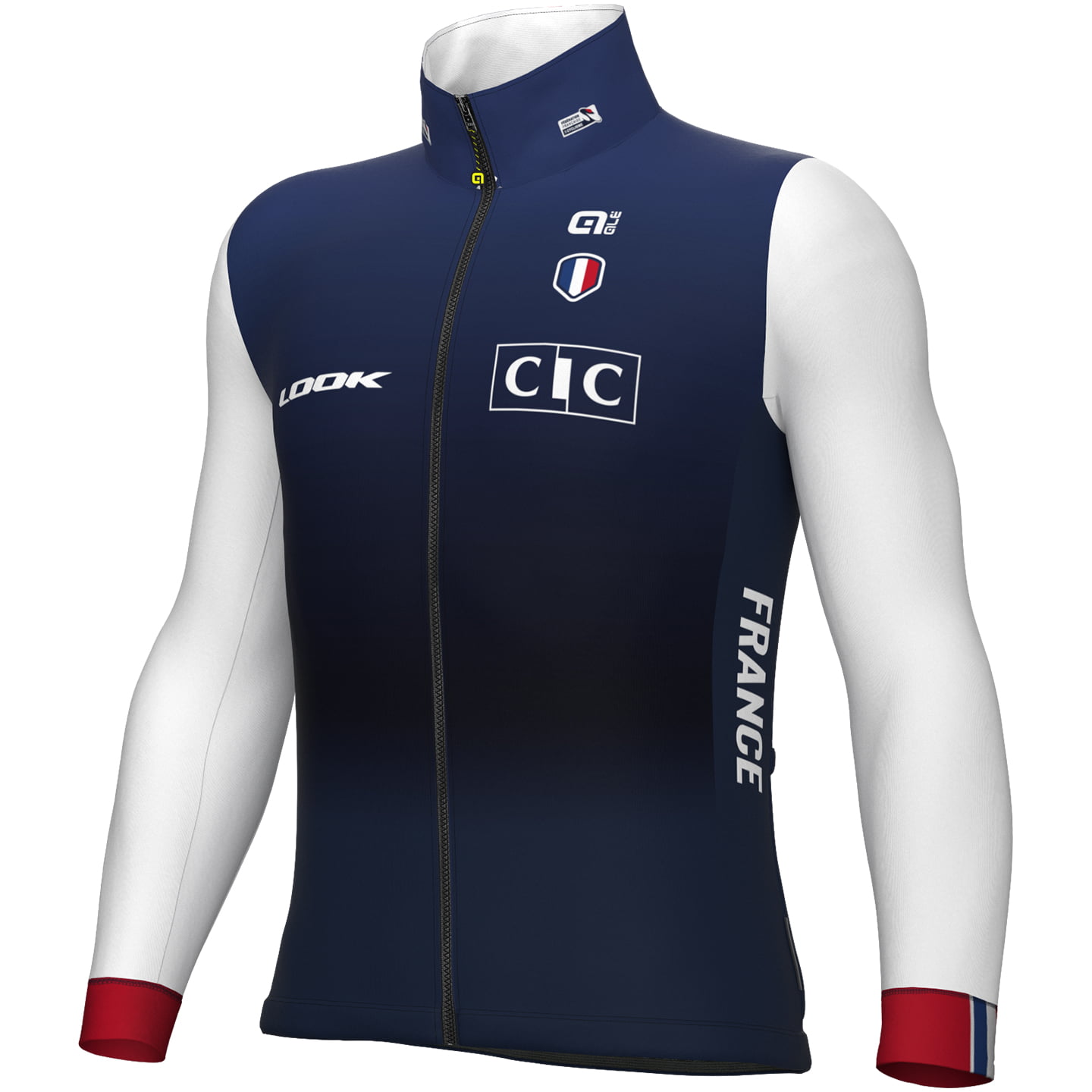 FRENCH NATIONAL TEAM 2023 Thermal Jacket, for men, size L, Cycle jacket, Cycle gear