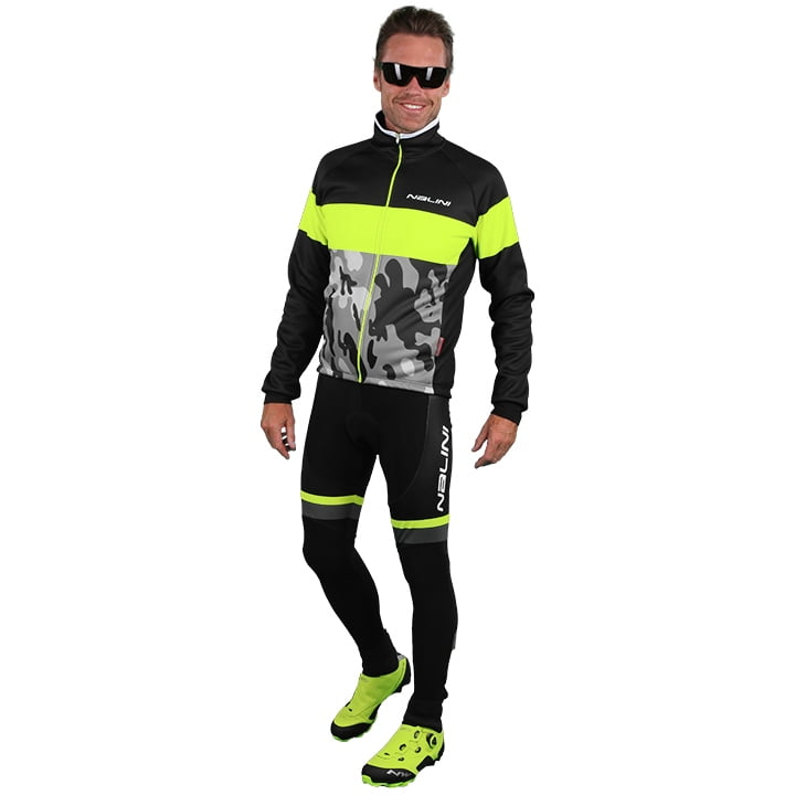 NALINI Pigno Set (winter jacket + cycling tights) Set (2 pieces), for men