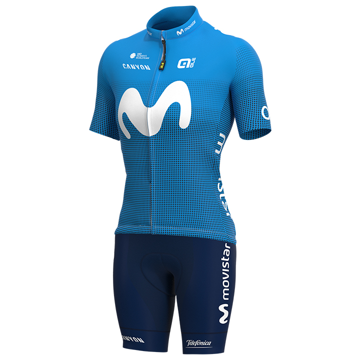 MOVISTAR TEAM 2021 Dames set (fietsshirt + fietsbroek)
