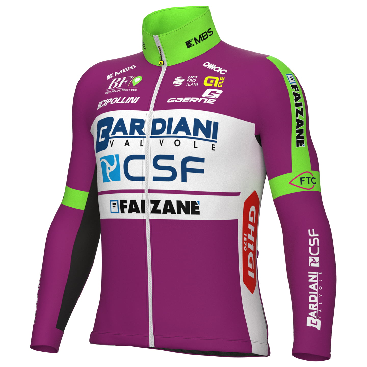 BARDIANI CSF FAIZANE 2022 Thermal Jacket, for men, size S, Winter jacket, Cycling clothing