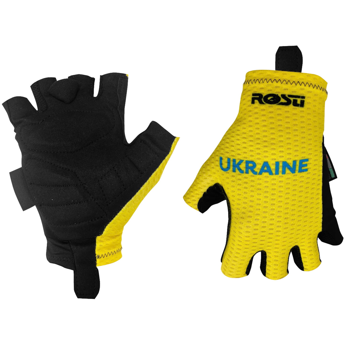 UKRAINIAN NATIONAL TEAM 2022 Cycling Gloves, for men, size L, Cycling gloves, Bike gear