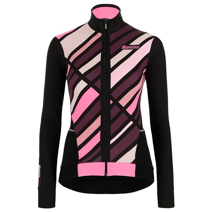 SANTINI Damesshirt met lange mouwen Coral Raggio damesfietsshirt met lange mouwe