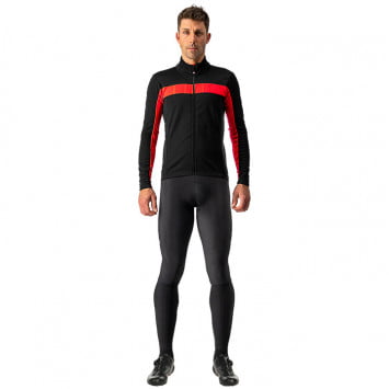 CASTELLI Mortirolo VI Winter Jacket red - black