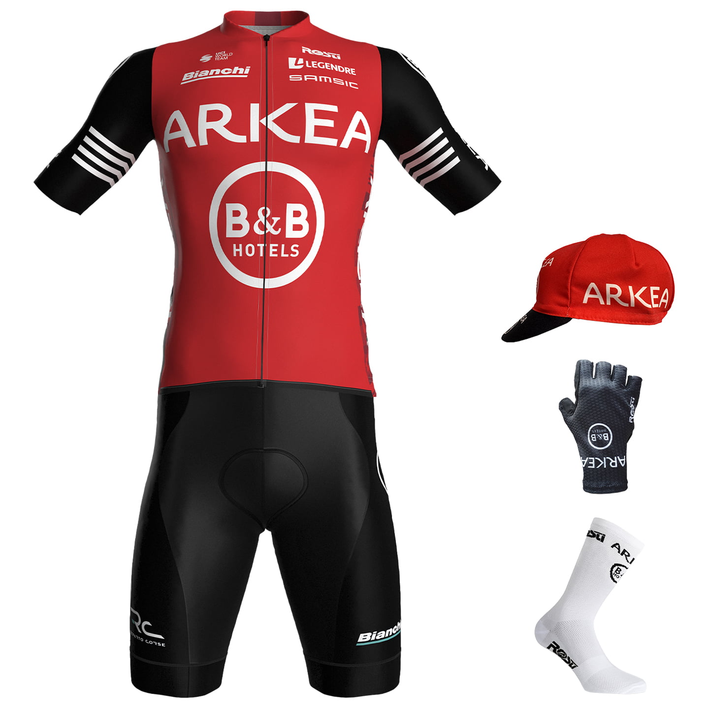 ARKEA - B&B HOTELS 2025 Maxi-Set (5 stukken) maxiset (5 artikelen), voor heren,