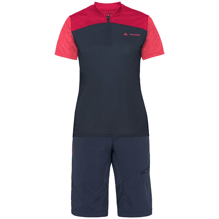VAUDE Tremalzo IV Dames set (fietsshirt + fietsbroek) dames set (2 artikelen), F