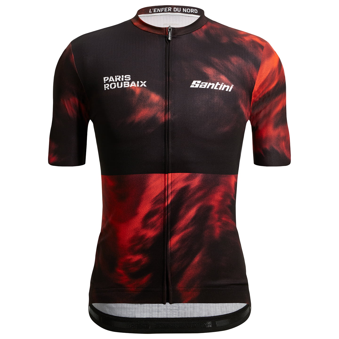 SANTINI Paris-Roubaix Enfer du Nord 2023 Short Sleeve Jersey, for men, size 2XL, Cycle shirt, Bike gear