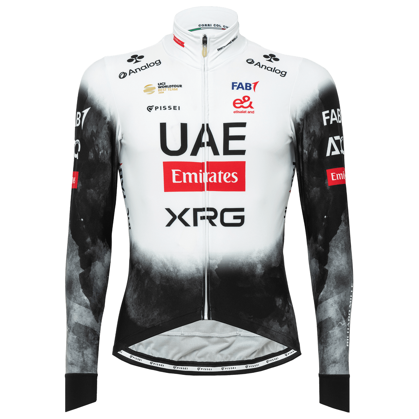Pissei UAE TEAM EMIRATES-XRG Shirt met lange mouwen 2025 fietsshirt met lange mouwen,