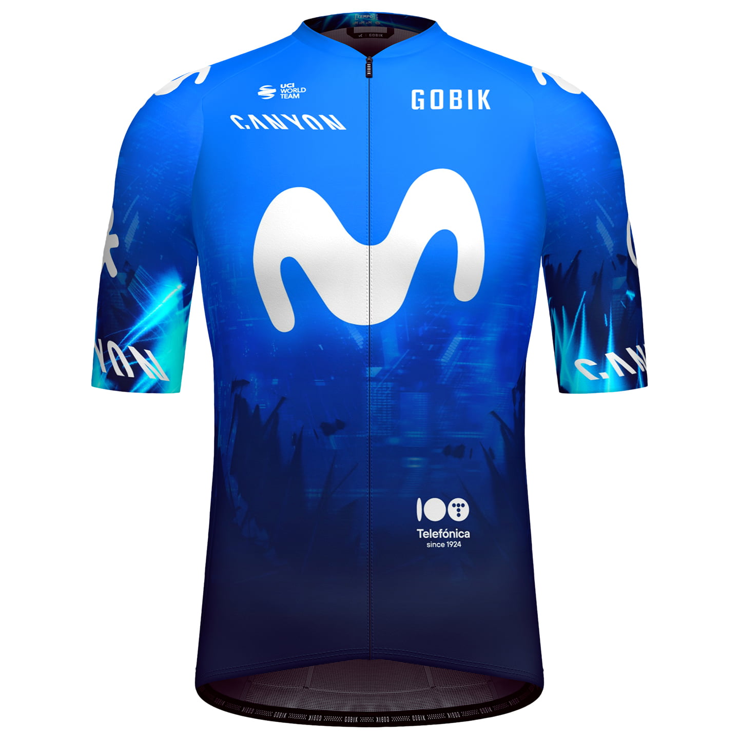 MOVISTAR TEAM 2024 Short Sleeve Jersey, for men, size XL, Bike Jersey, Cycle gear