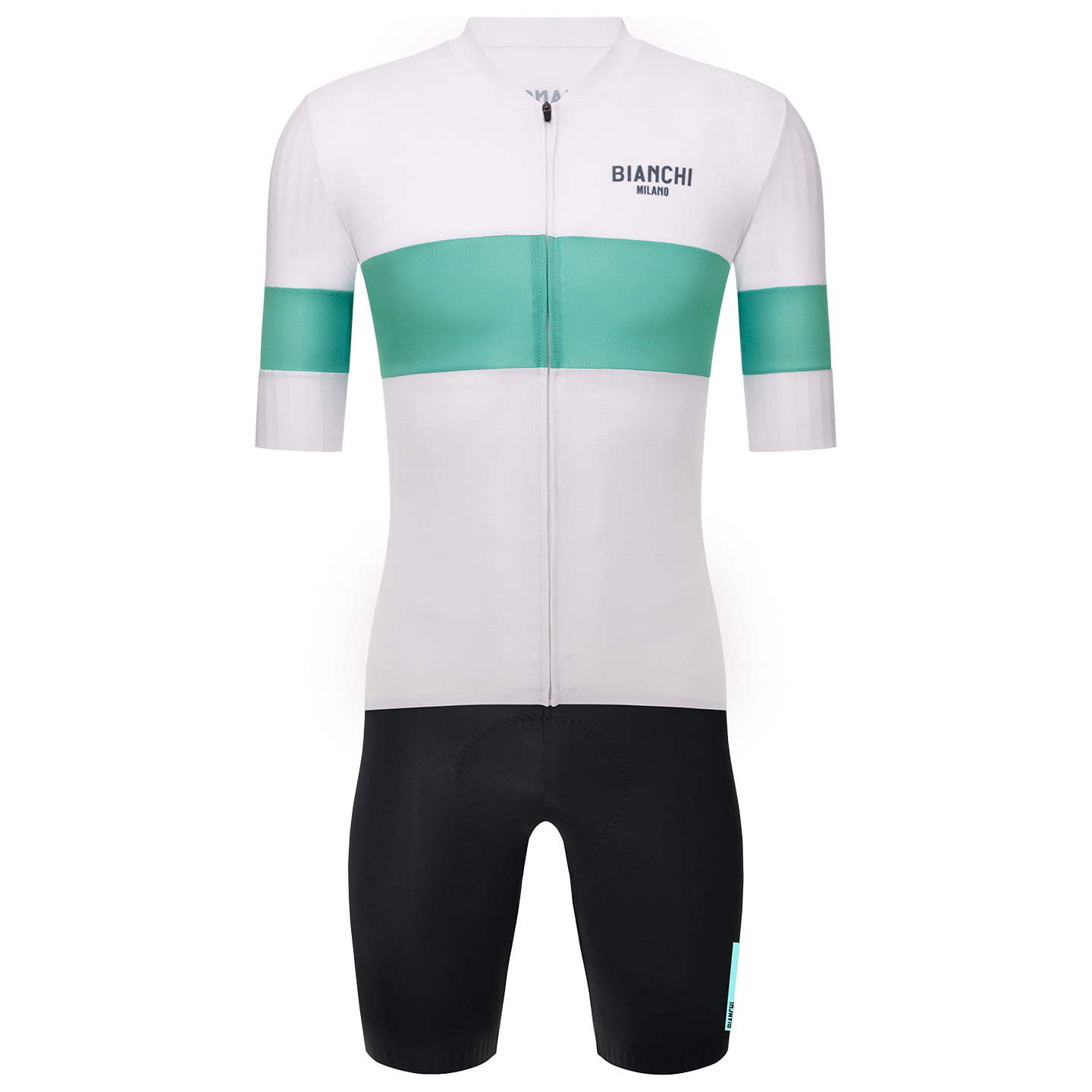 BIANCHI MILANO Race Set (fietsshirt + fietsbroek) set (2 artikelen), voor heren